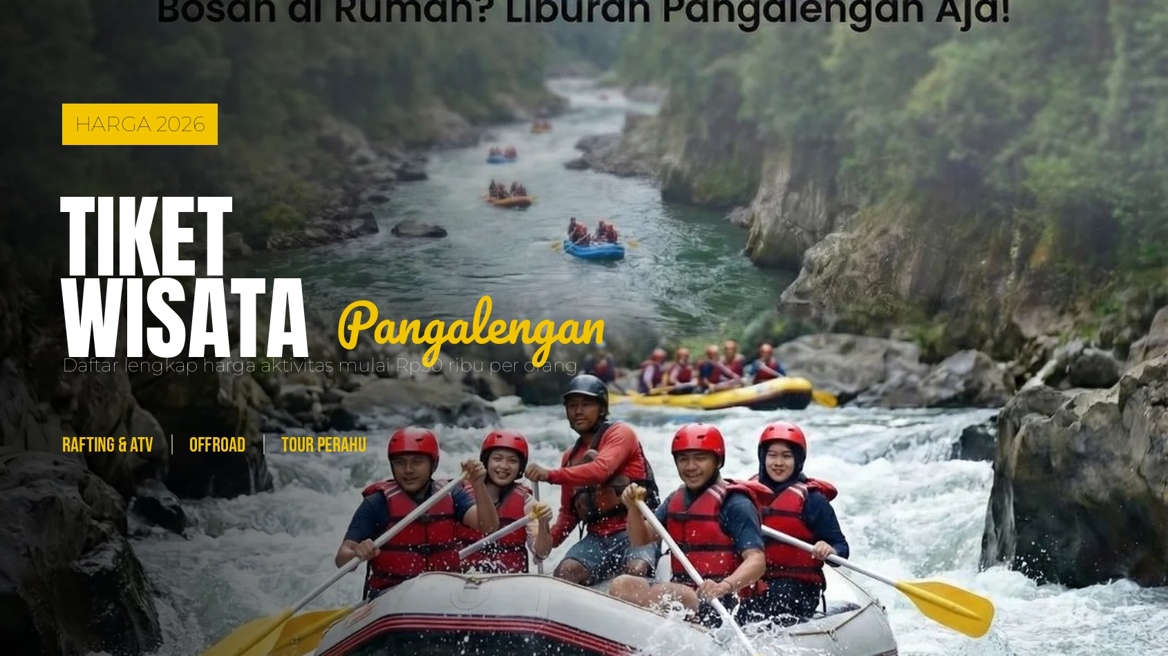 Harga Tiket & Biaya Aktivitas Wisata Pangalengan 2026 (Lengkap)