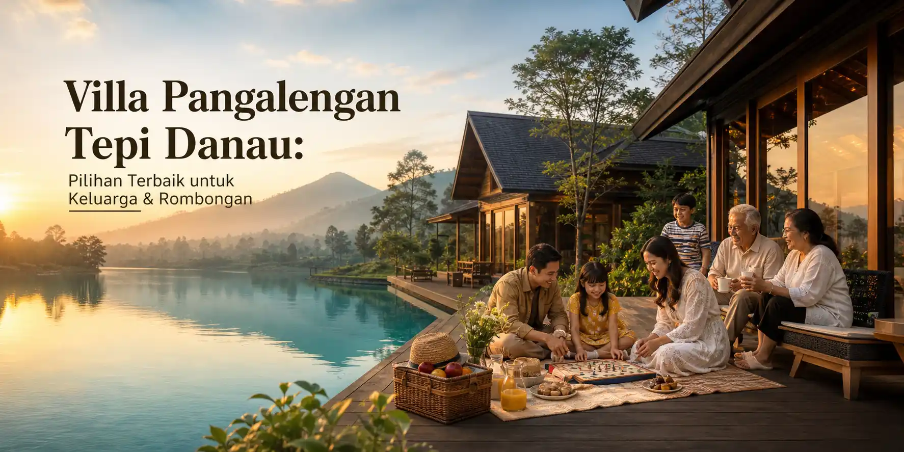 Villa Pangalengan Tepi Danau: Pilihan Terbaik untuk Keluarga & Rombongan